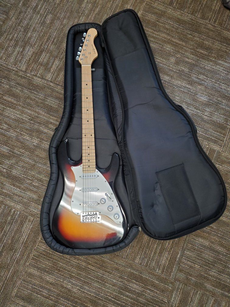 California Brand Electric Guitar with Access Case