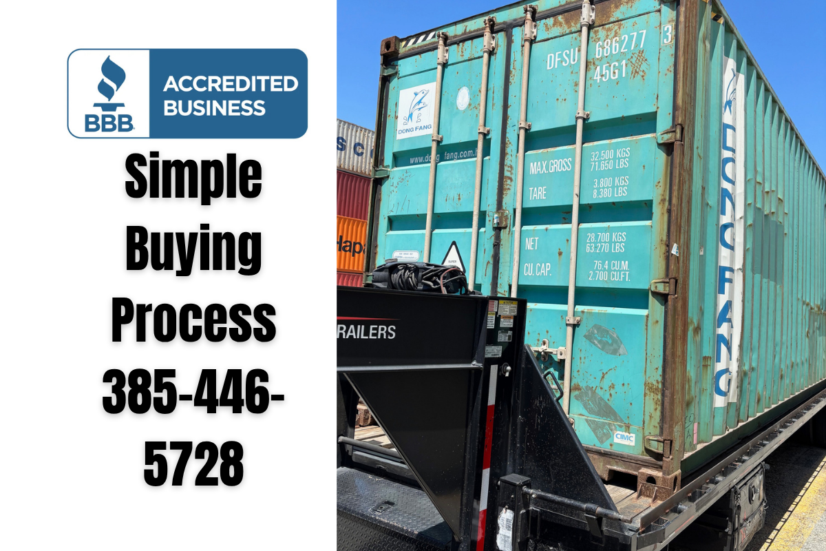 40' Shipping Container – Home & Business Storage – Best Value