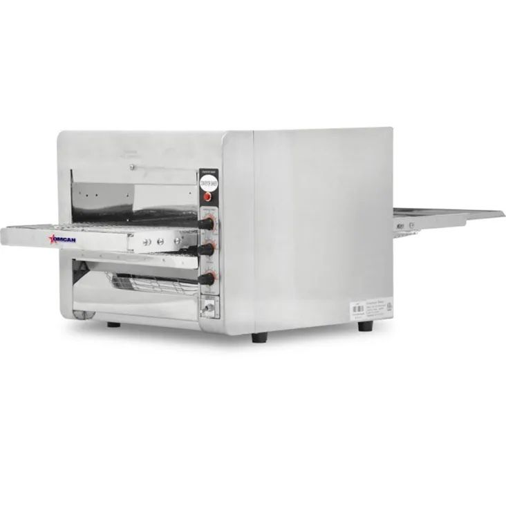 Omcan Commercial Countertop Conveyor Pizza Oven - 240v/1ph