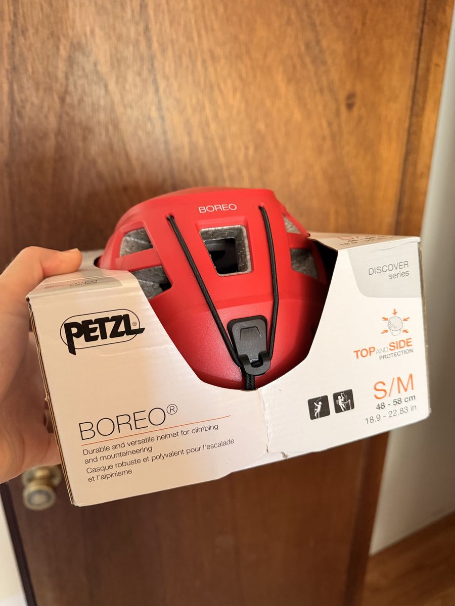 New Petzl BOREO S/M Durable Helmet with Enhanced Protection (Climbing, Caving, Via Ferrata)