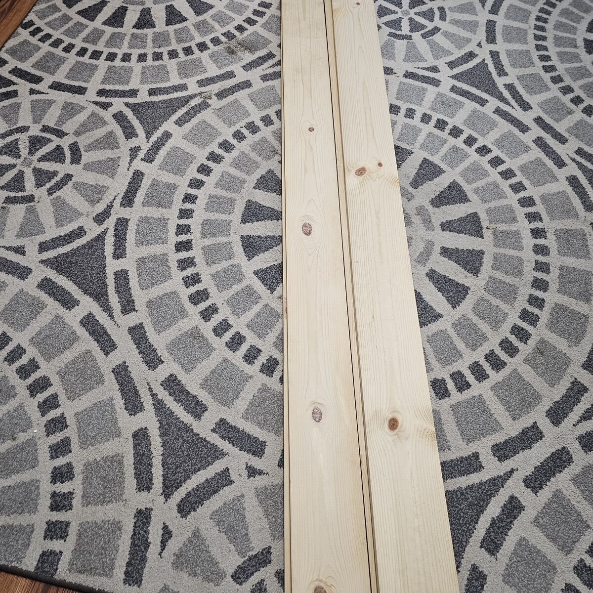 Wood. Pine. 8ft x 4.5 inches x 1in