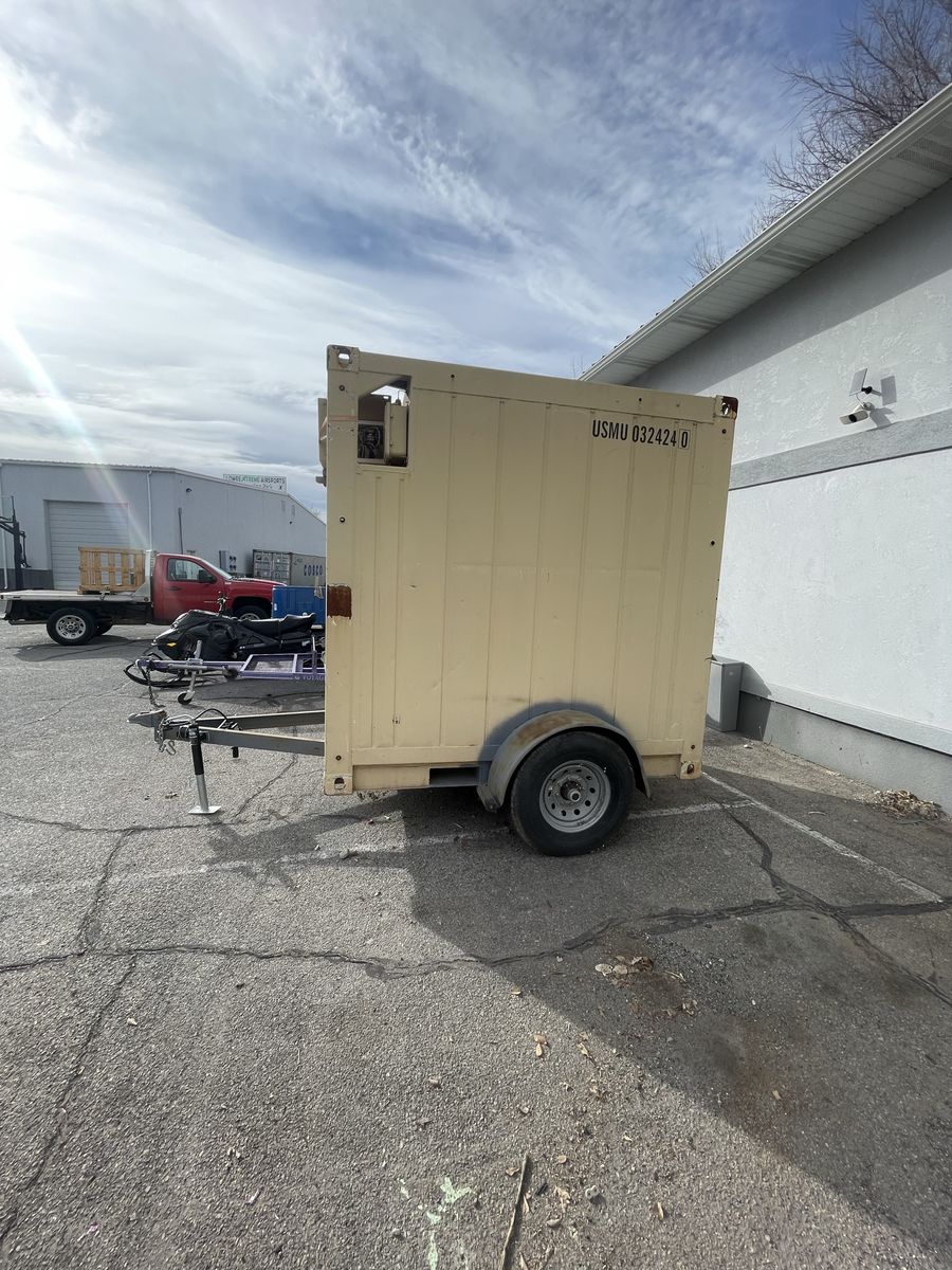 Refrigerated small seabox container/ trailer conversion insulated