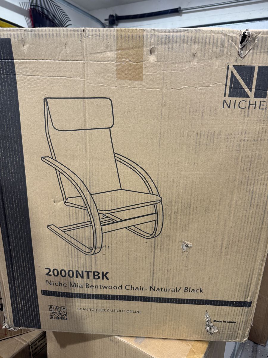 Niche Mia Bentwood Chair - Natural/Black