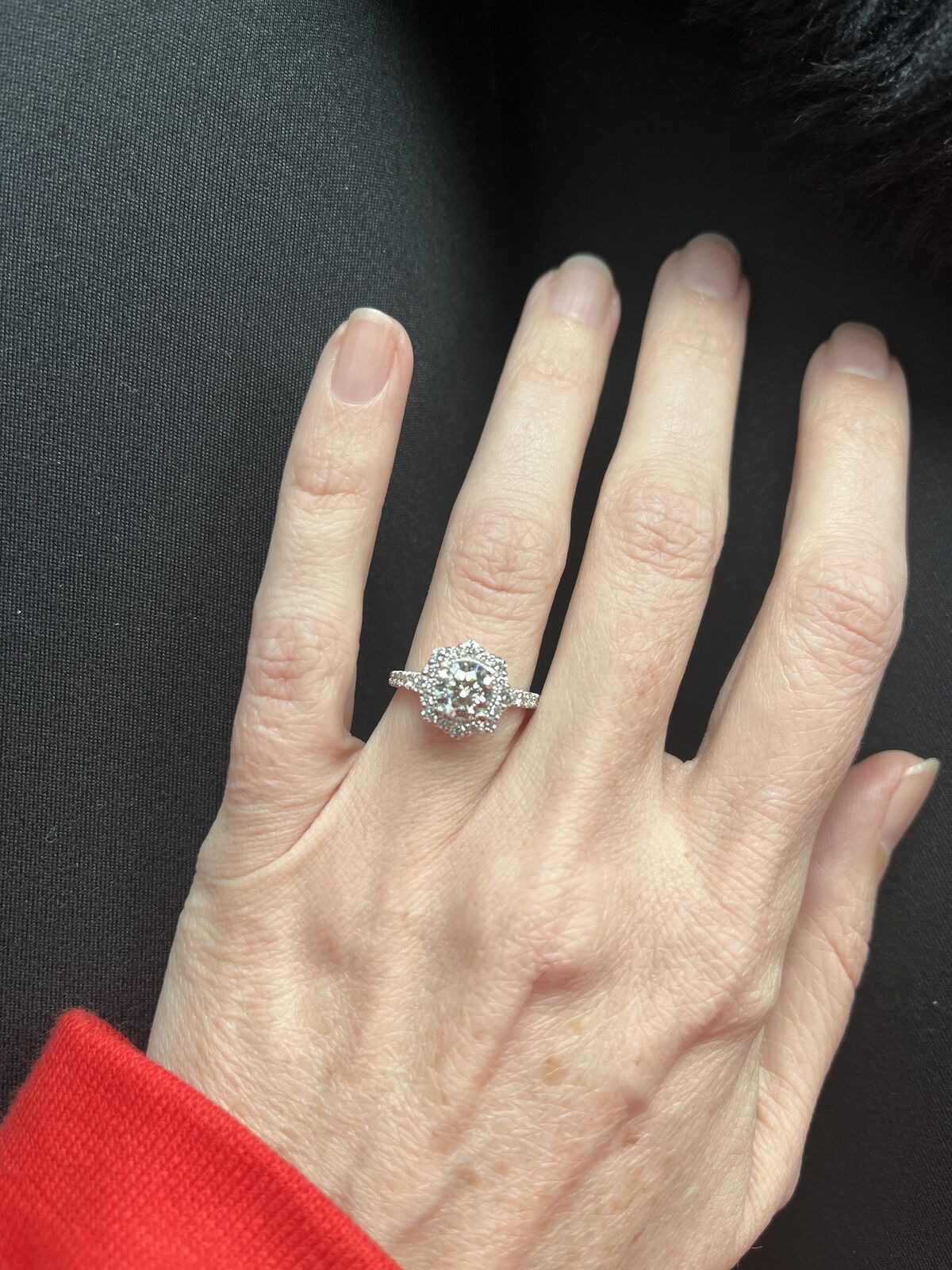 Size 5 engagement ring