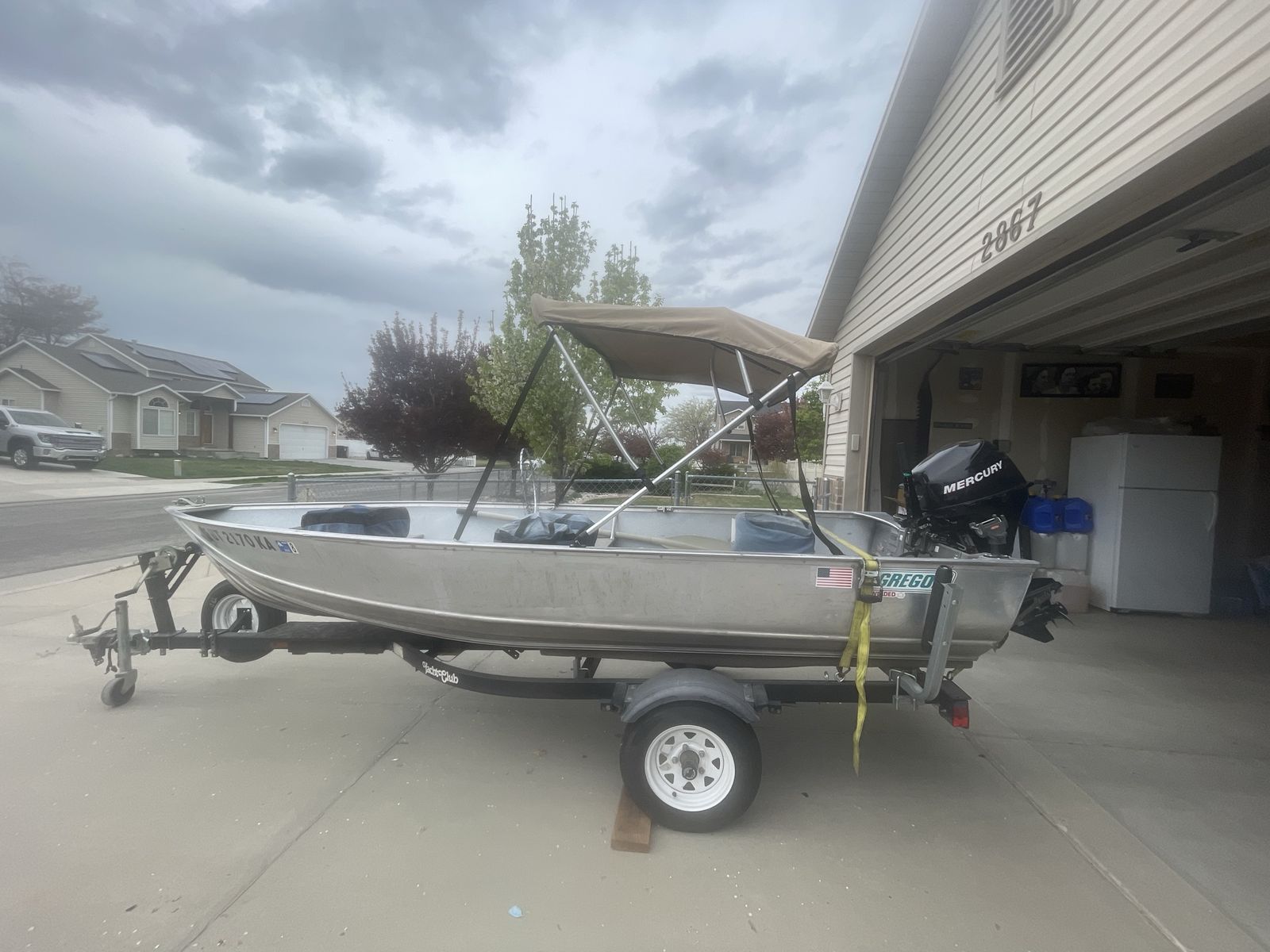 14ft Gregor Aluminum Boat