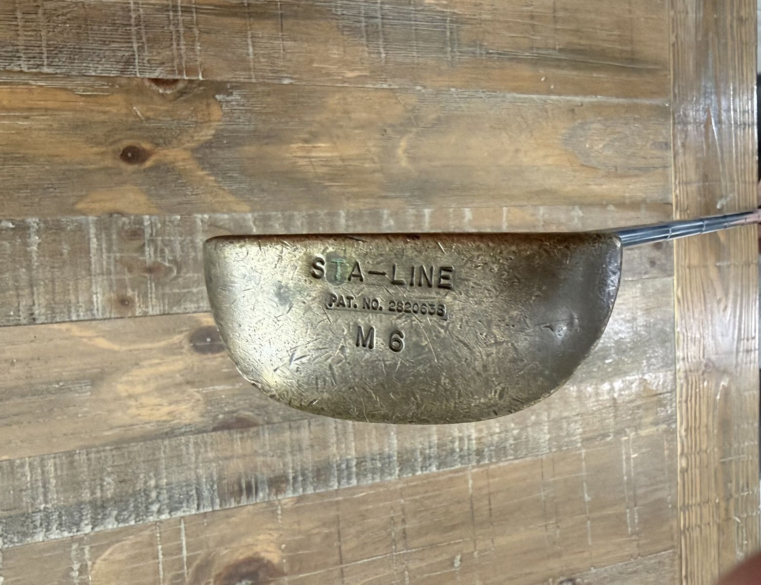 Sta-Line M6 Brass Putter