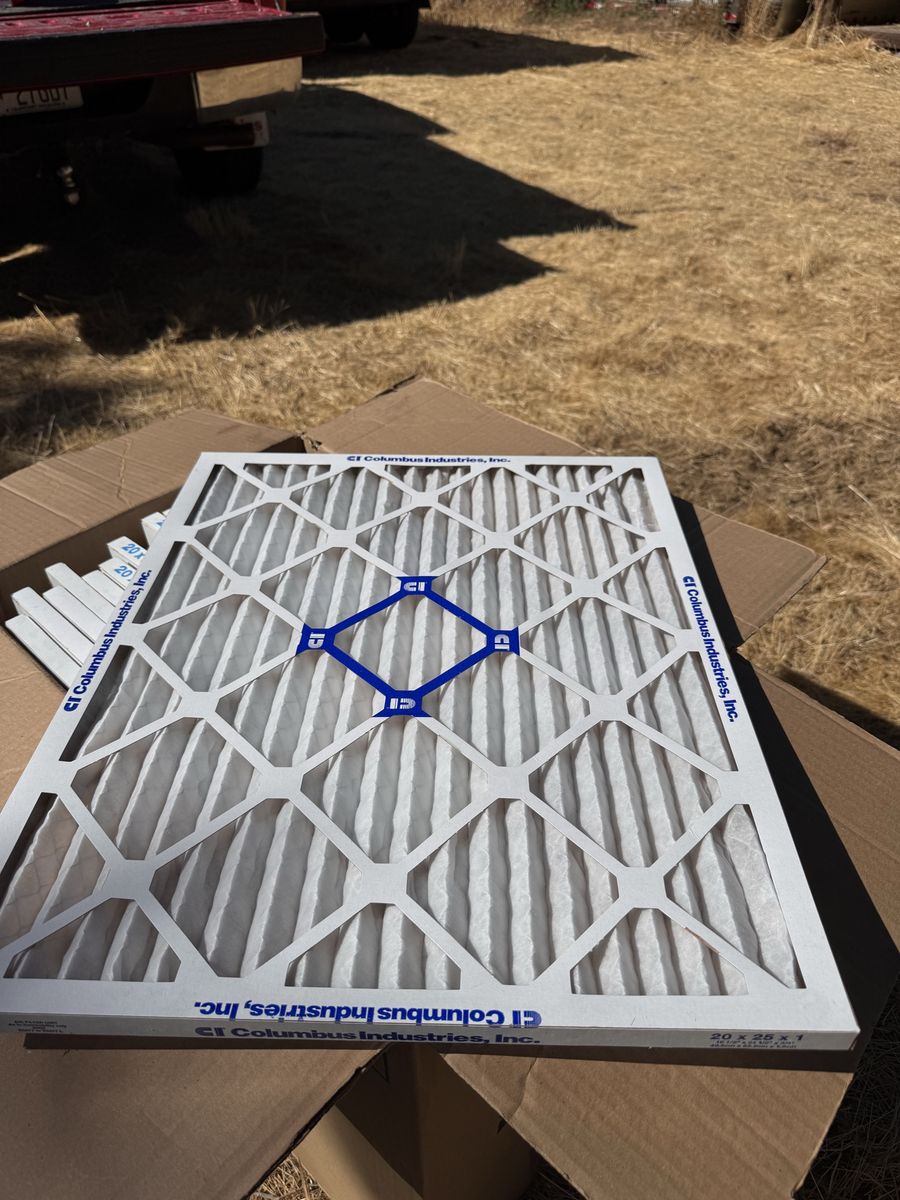 Columbus Industries & Koch 20x25x1 Air Filters (Lot of New Filters)