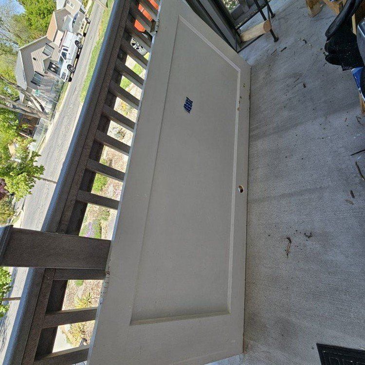 77x31.25 inch wood interior door