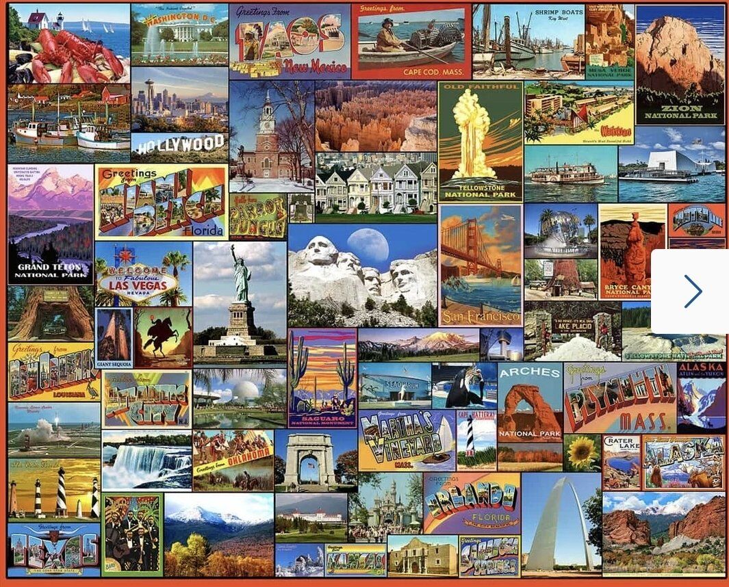 White Mountain Best Places in America Puzzle 1000