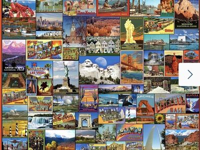 White Mountain Best Places in America Puzzle 1000