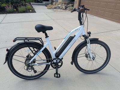 NCM Milano Plus Electric Trekking Bike 27.5" White Commuter E-Bike