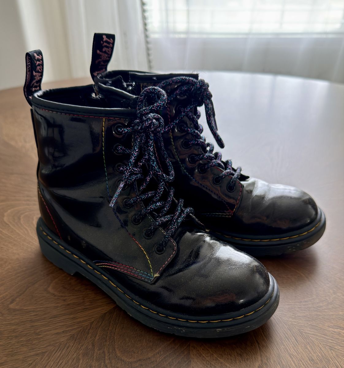 Dr Marten 1460 Girls boots with side zipper Size 2