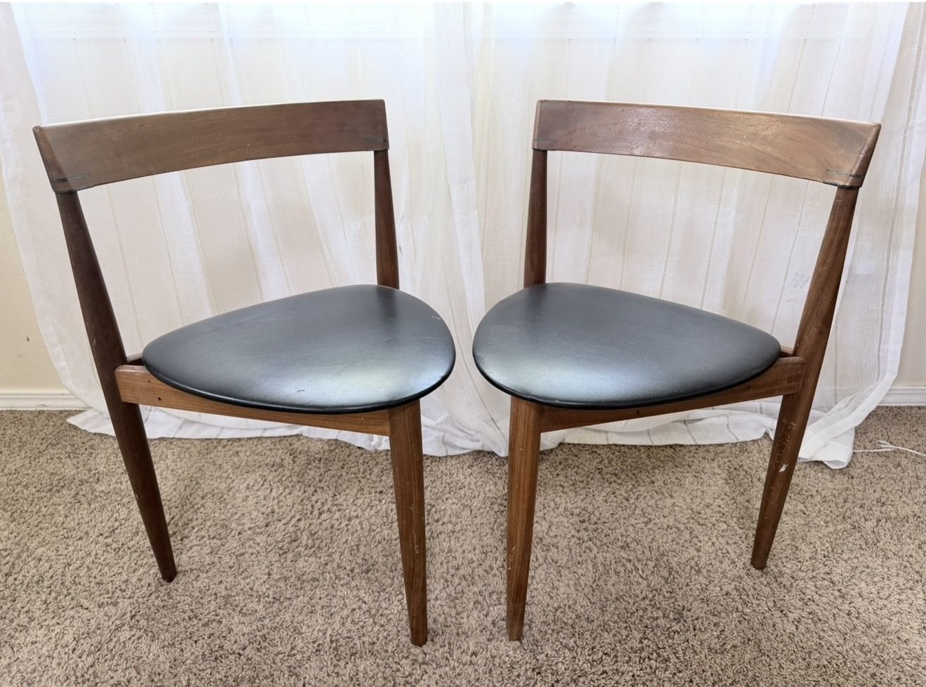 Hans Olsen Mid Century Modern Wooden Dining Chairs