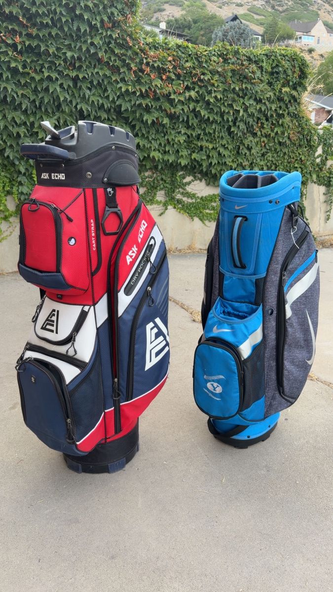ASKECHO golf cart bag or Nike BYU golf bag