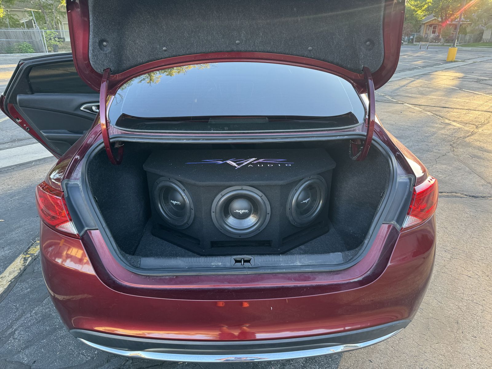 Subs battery and amp