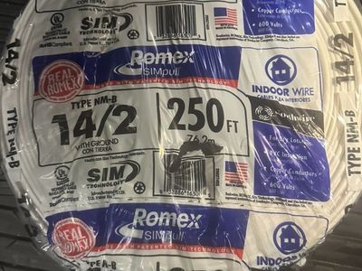 14/2 Romex 250 Ft Ronn Unused