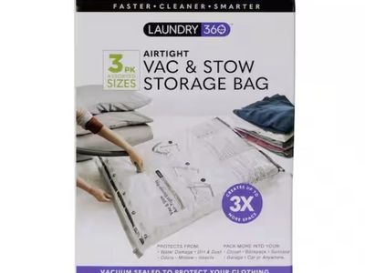 Laundry 360 3PC VACUUM STORAGE BAGS MULTI-PACK