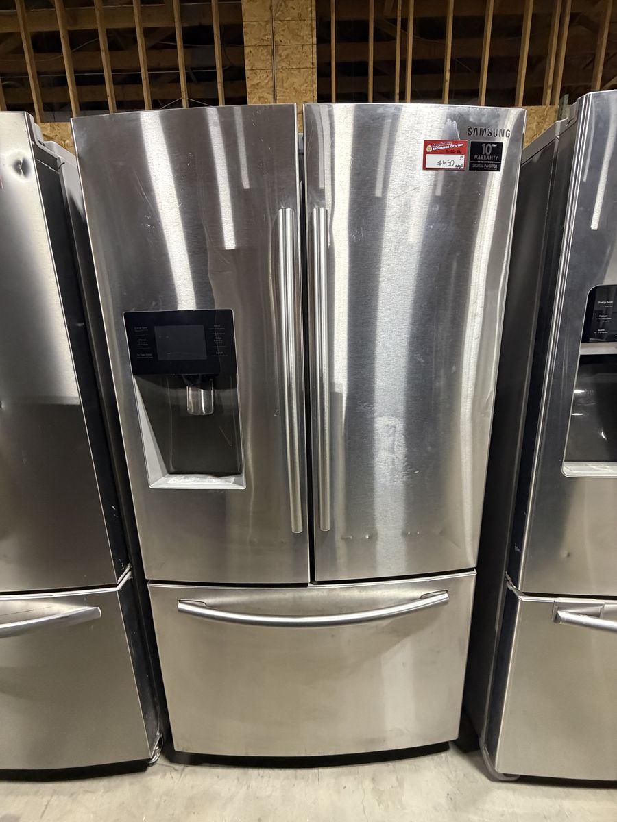 GOOD SAMSUNG STAINLESS FRENCH DOOR FRIDGE