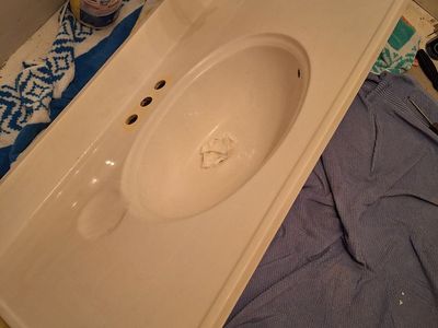 Bathroom Vanity, Counter Sink