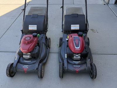 Honda HRX217 Self-Propelled Lawn Mowers – 2 Available
