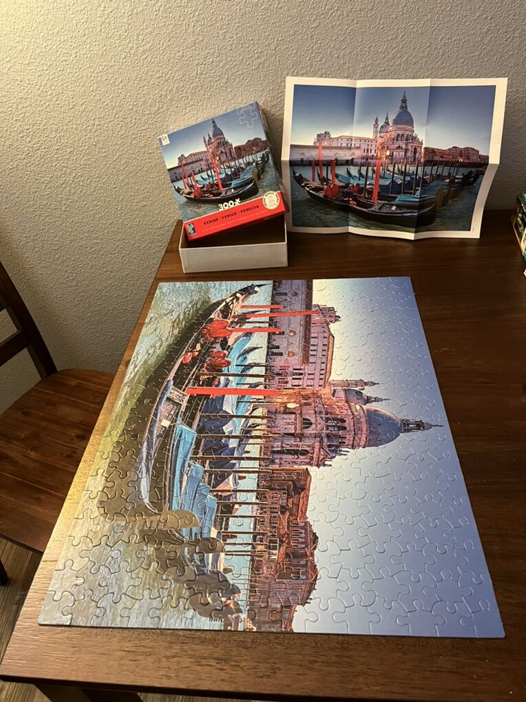 Venice, Trevi Fountain & Collosseum Puzzles