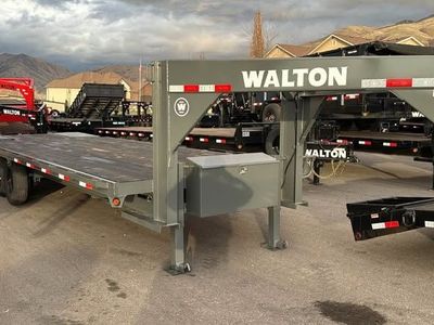 24 Ft New Walton 15,500 Lb GVWR GooseNeck trailer hot shot Hay Hauler