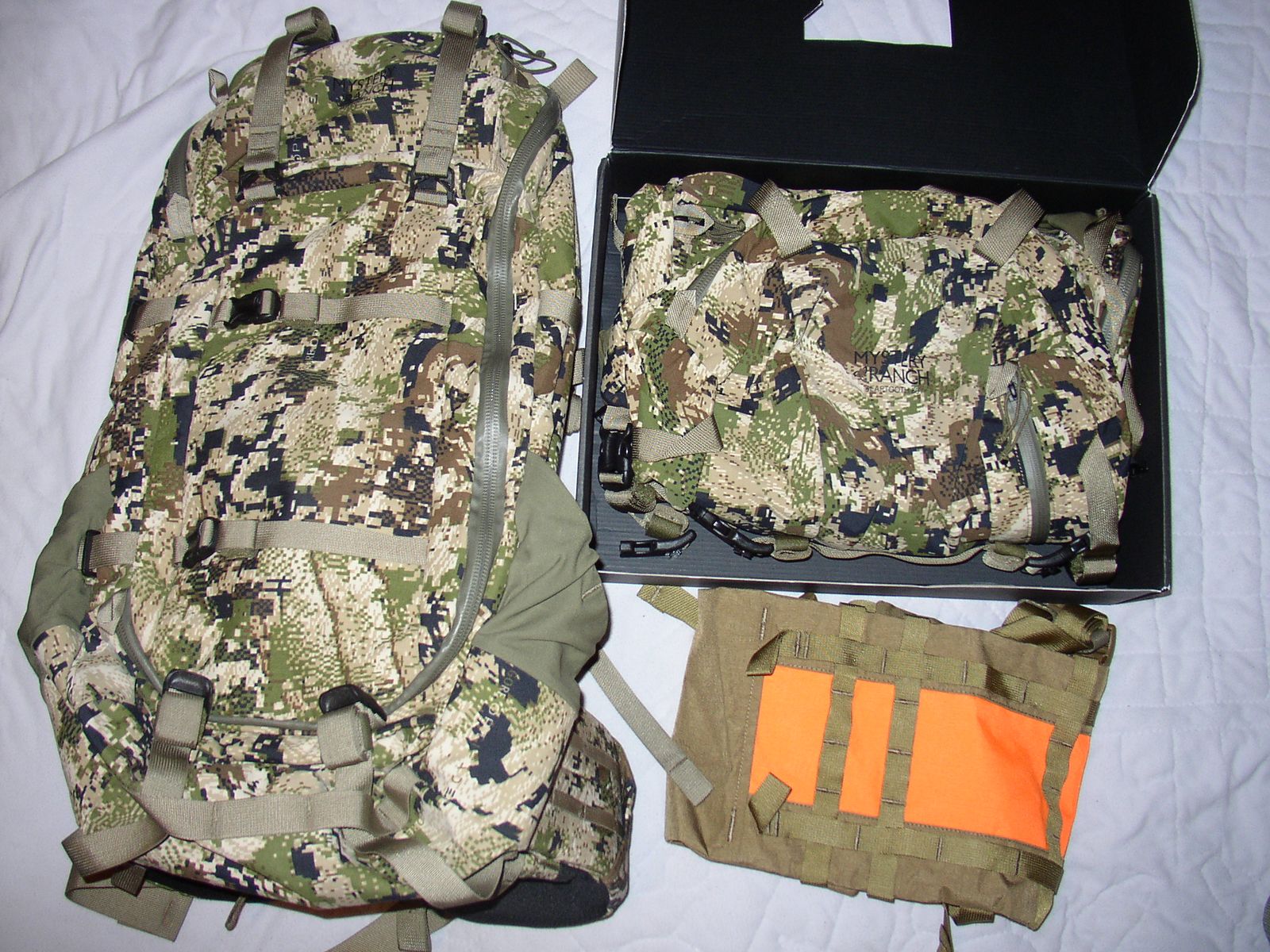 Mystery Ranch Sawtooth 45 and Beartooth 85 Pack Bags with GuideLight MT Frame