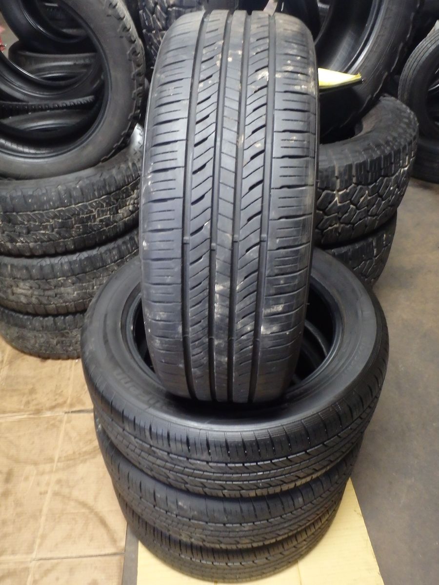 215/55R17 LAUFENN G FIT ALL SEASON SET OF USED TIRES