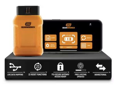 GEARWRENCH OBD2 Professional Bi-Directional Bluetooth Diagnostic Tester with GWSMART App and Free Lifetime Software Updates