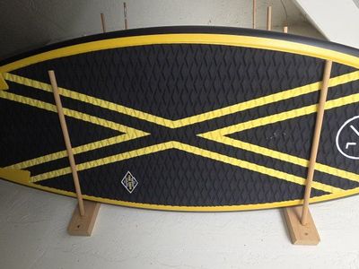 Hyperlite SHIM Wakesurf Board, Yellow/Black, Great Condition, Lightweight & Maneuverable