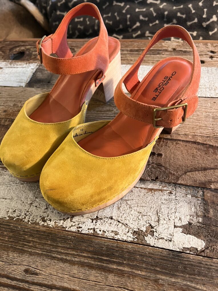 Charlotte Stone Maud Clog Sz.10