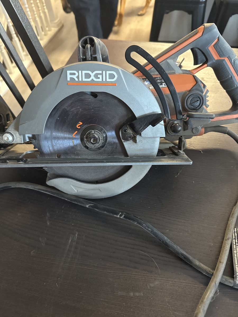 RIDGID Circular Saw - Electric Corded Power Tool, Used Condition