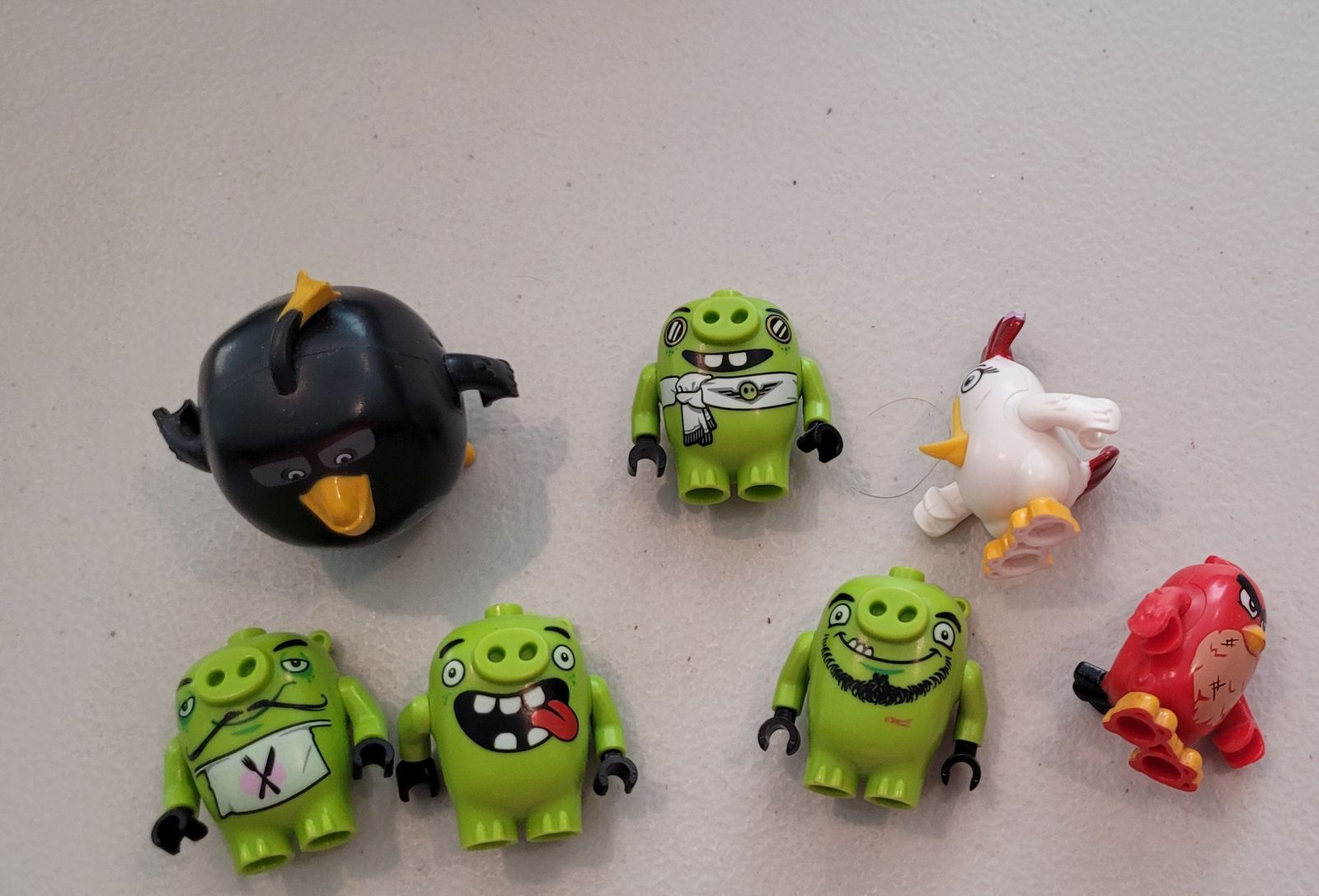 Lego Angry Bird minifigures all for $60