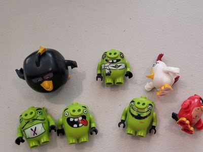 Lego Angry Bird minifigures all for $60