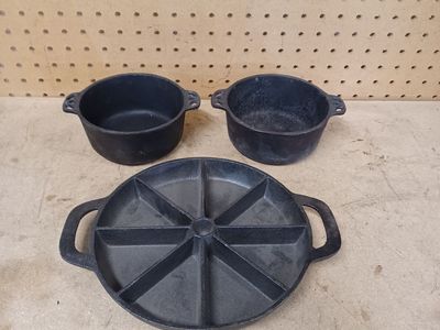 Cast iron items $30