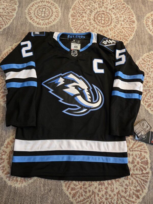 Custom Utah Mammoth Jersey