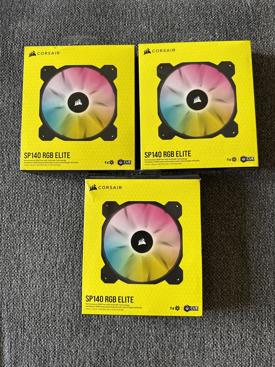 CORSAIR iCUE SP140 RGB ELITE FANS