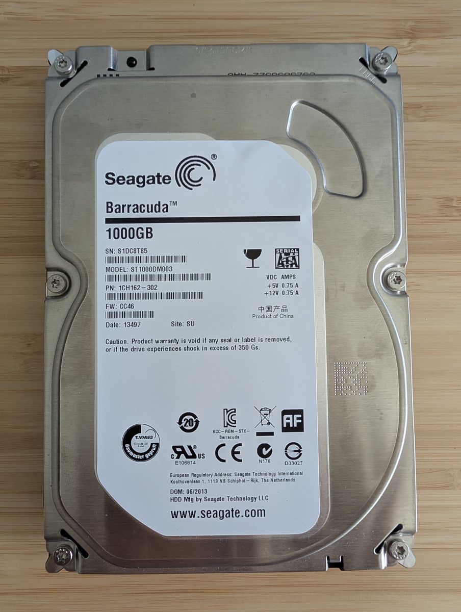 Seagate Barracuda 1TB Internal Hard Drive ST1000DM003 1000GB