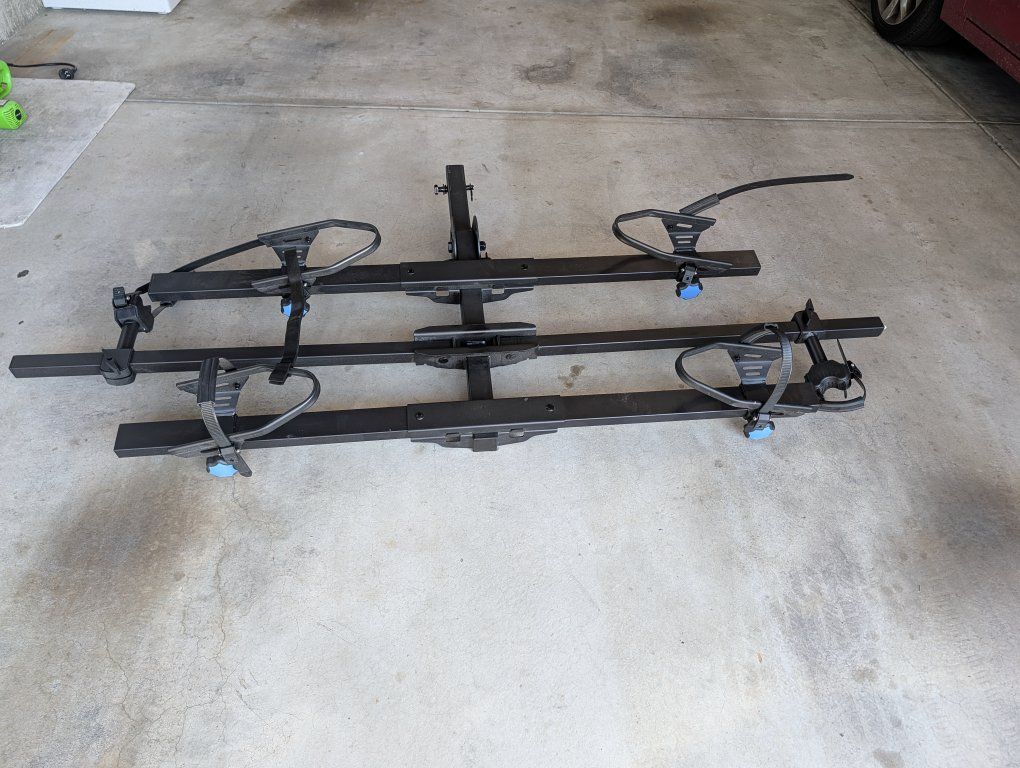 200 lbs Capacity Hitch for Heavy E-Bike, 2-Bike Rack
