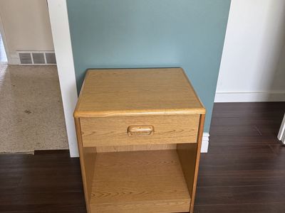 Wood Nightstand