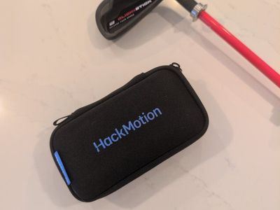 PG Click Stick Golf Swing Trainer & HackMotion Sensor Package