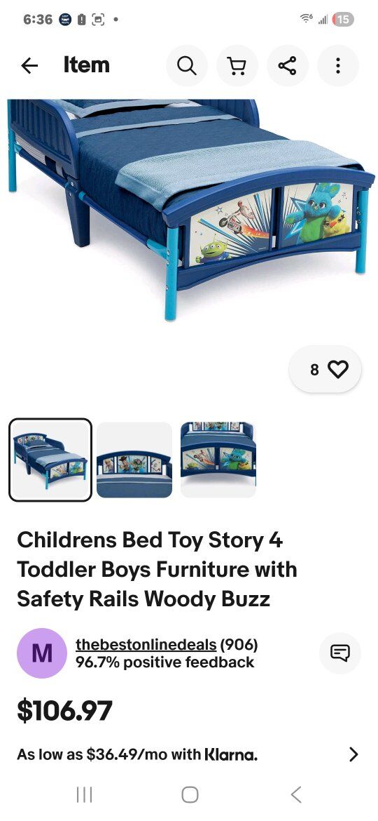 toy story 4 bed