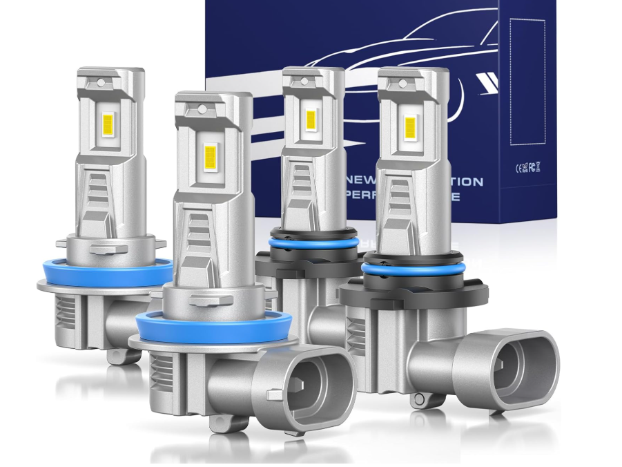 New in box 9005 H11 Light Bulbs Combo