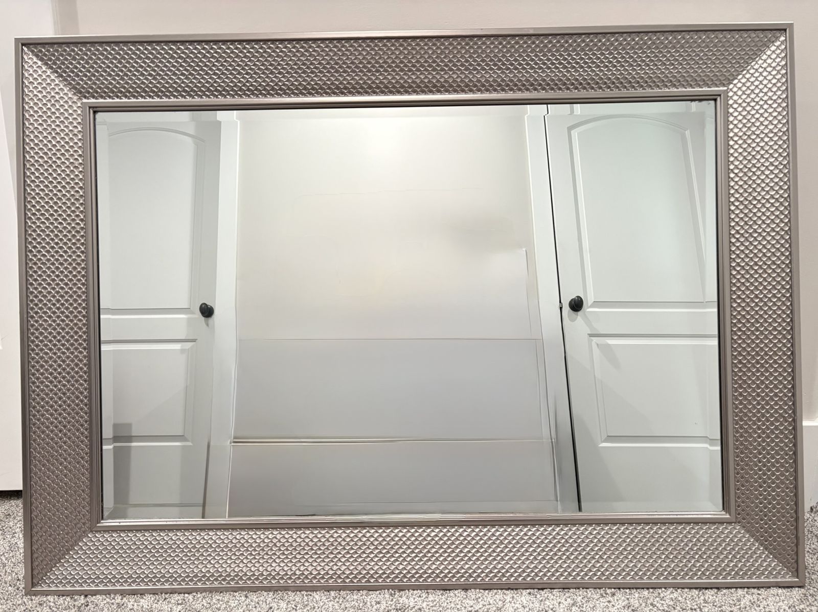 Beautiful silver mirror 43x31