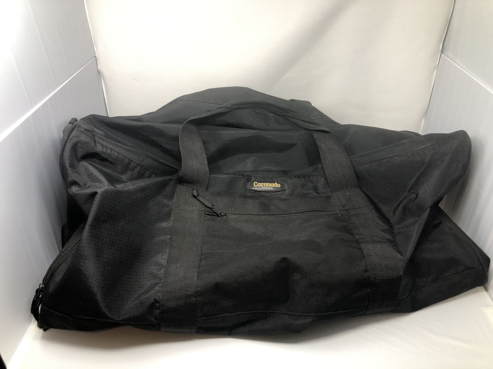 Coronado Original 50L Duffle Bag - Black Nylon Travel/Gym Bag
