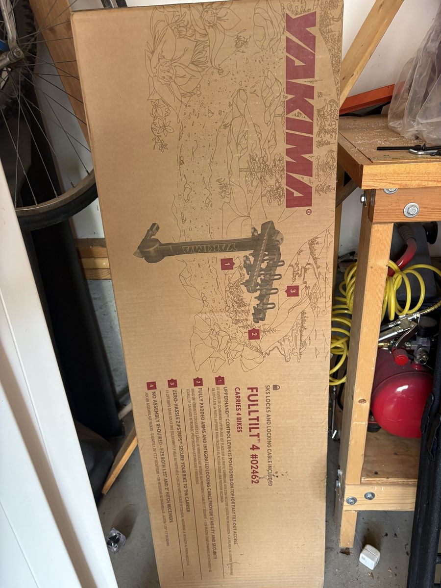 Yakima FullTilt 4 Bike Hitch Rack #02462 New in box