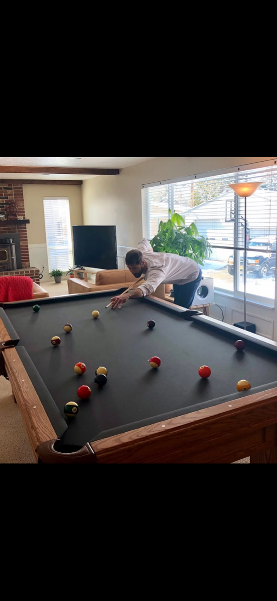 Full size Brunswick pool table