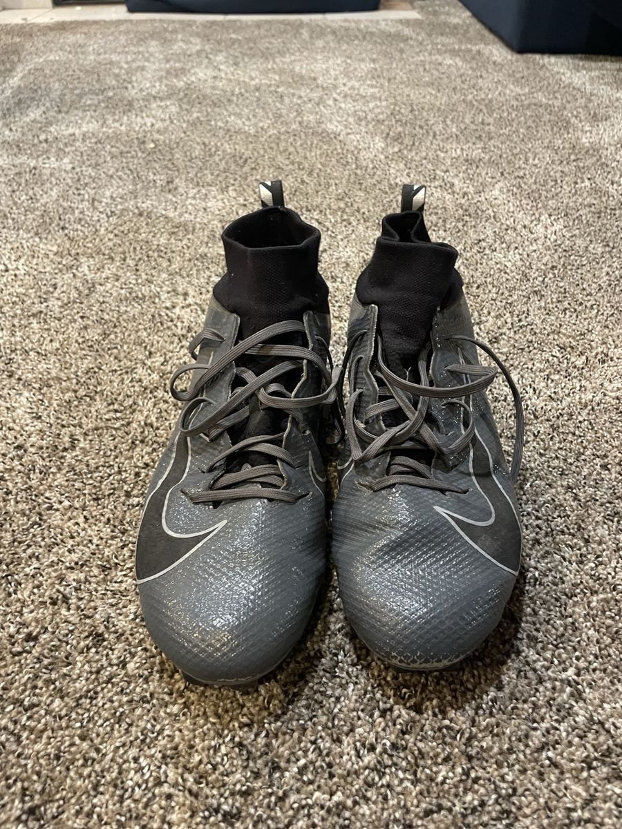 Nike Vapor Untouchable Pro 3 Football Cleats Grey Black Men's Size 11.5