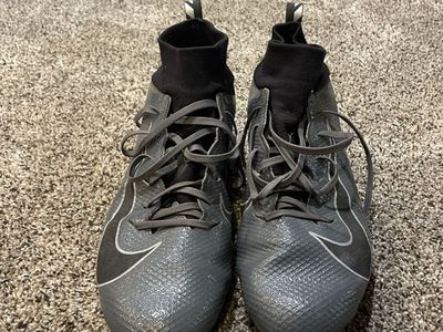 Nike Vapor Untouchable Pro 3 Football Cleats Grey Black Men's Size 11.5