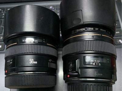 Canon ef 50 1.4 and 85 1.8